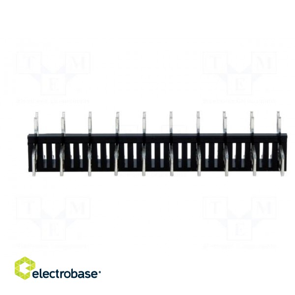 Terminal: spade terminal strip | 6.3mm | THT | 250V | angled 90° | 12A image 9