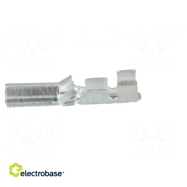Tip: socket for solder pin | crimped | for cable | silver plated image 3