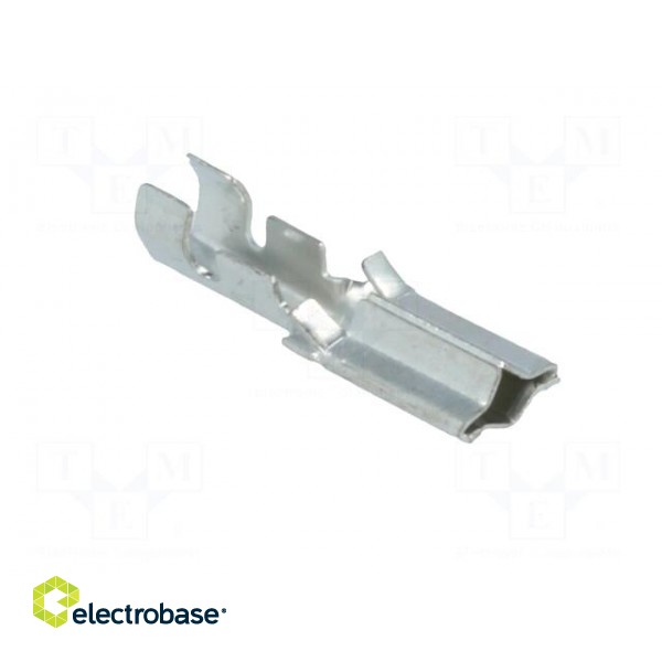 Socket for solder pin | crimped | for cable | tinned | brass | Ø: 1.3mm фото 8