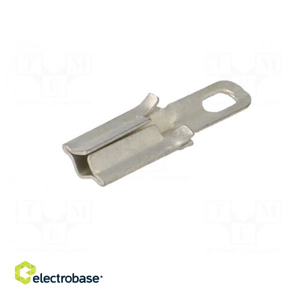 Socket for solder pin | soldering | for cable | silver plated image 2