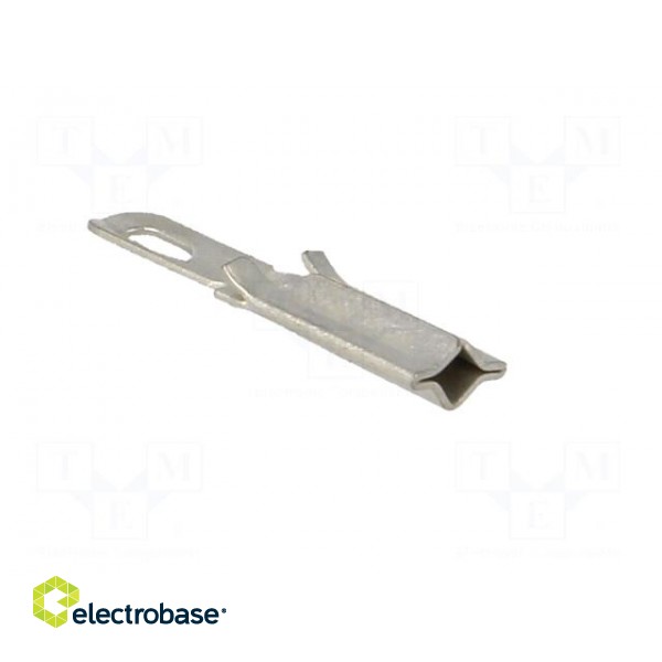 Socket for solder pin | soldering | for cable | silver plated image 8