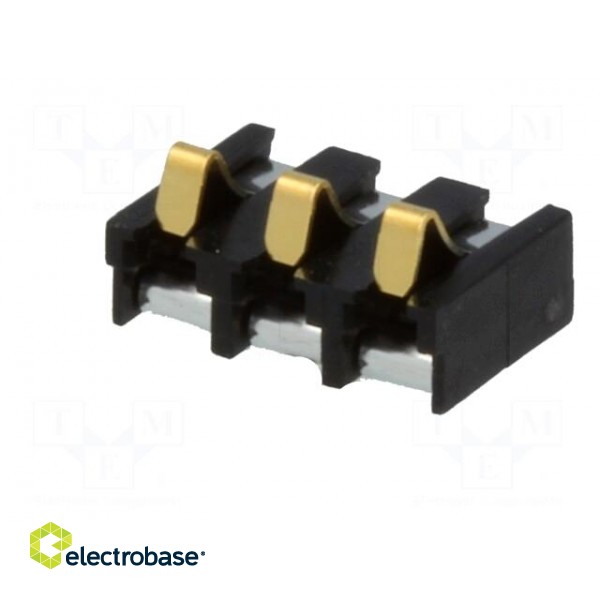 Connector: battery | ways: 3 | gold-plated | 2.5mm paveikslėlis 6