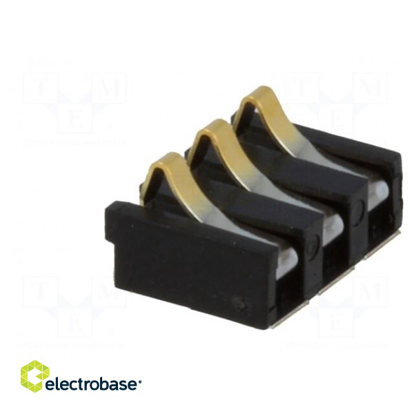 Connector: battery | ways: 3 | gold-plated | 2.5mm paveikslėlis 8