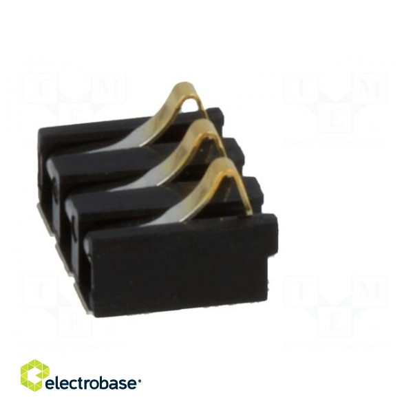 Connector: battery | ways: 3 | gold-plated | 2.5mm paveikslėlis 3