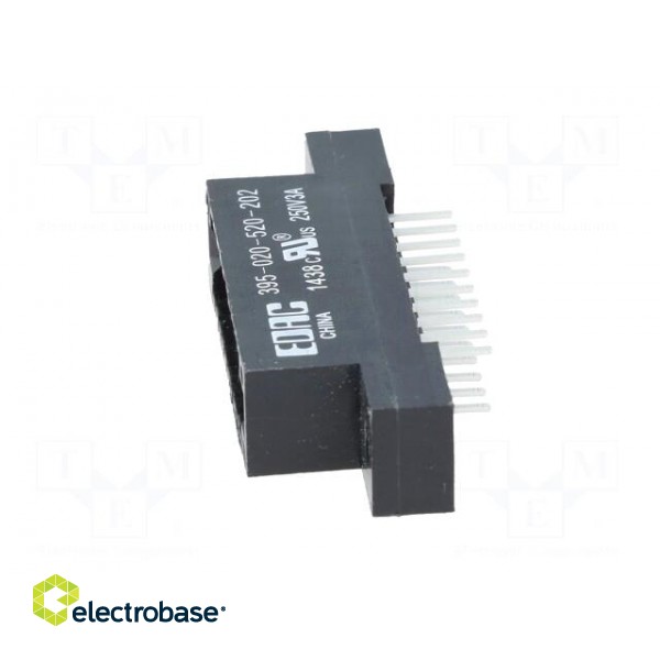 Connector: card edge | socket | PIN: 20 | 2.54mm image 3