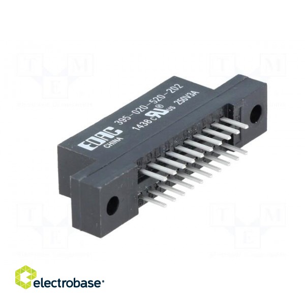 Connector: card edge | socket | PIN: 20 | 2.54mm image 4