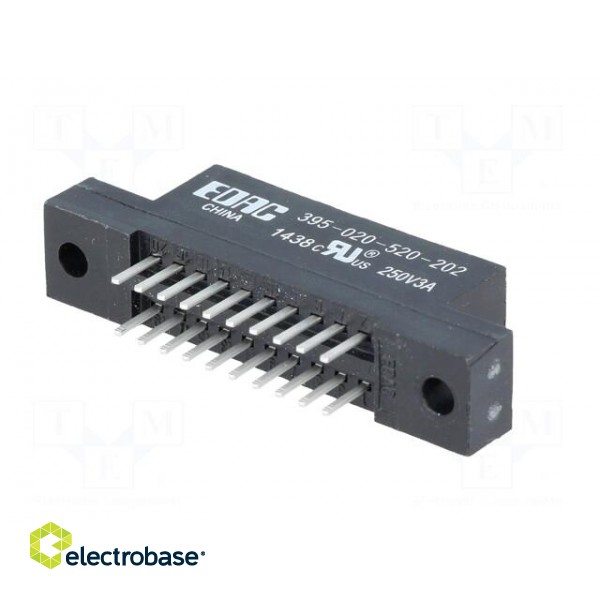 Connector: card edge | socket | PIN: 20 | 2.54mm image 6