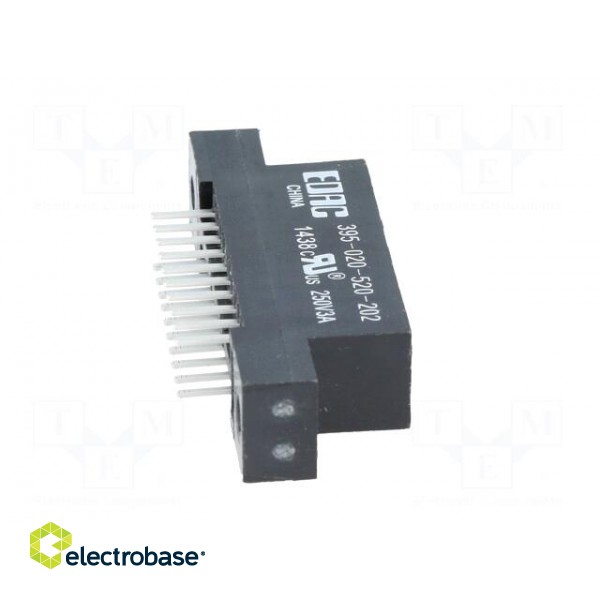 Connector: card edge | socket | PIN: 20 | 2.54mm фото 7