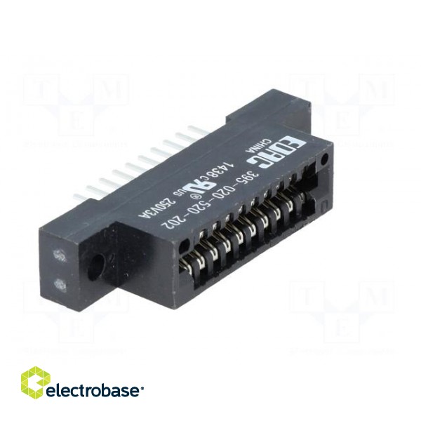 Connector: card edge | socket | PIN: 20 | 2.54mm paveikslėlis 8