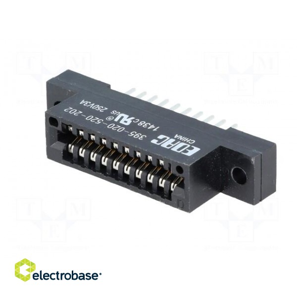 Connector: card edge | socket | PIN: 20 | 2.54mm image 2