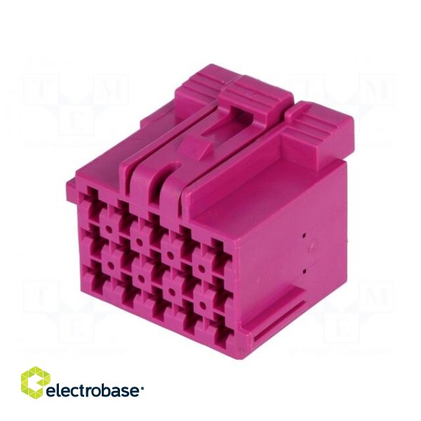 Connector: rectangular | JPT | female | plug | for cable | PIN: 15 | 5mm image 1