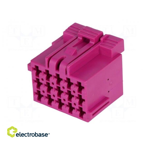 Connector: rectangular | JPT | female | plug | for cable | PIN: 15 | 5mm paveikslėlis 2