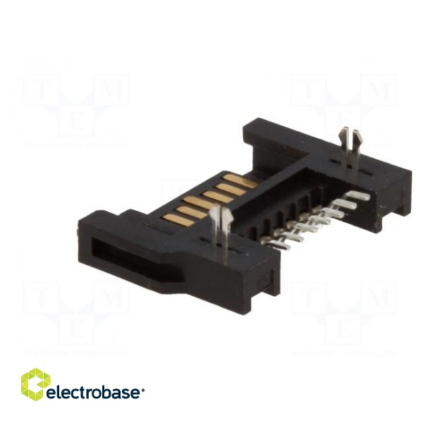 Connector: SATA | socket | male | PIN: 7 фото 4