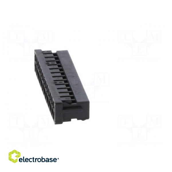 Connector: wire-board | DF11 | plug | female | straight | w/o contacts paveikslėlis 7