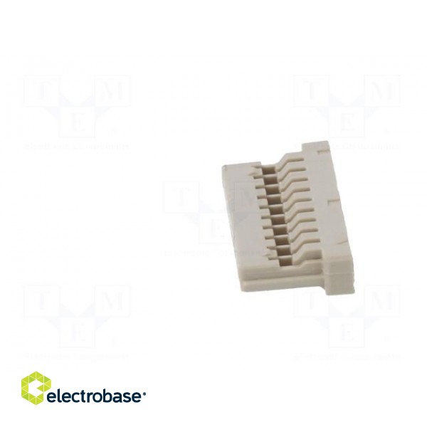 Connector: wire-board | DF14 | plug | female | straight | w/o contacts image 3