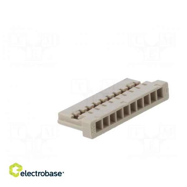Connector: wire-board | DF14 | plug | female | straight | w/o contacts фото 4