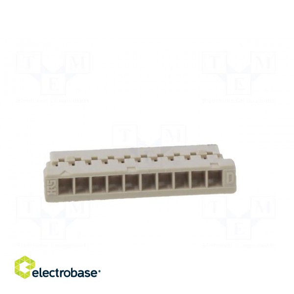 Connector: wire-board | DF14 | plug | female | straight | w/o contacts image 5