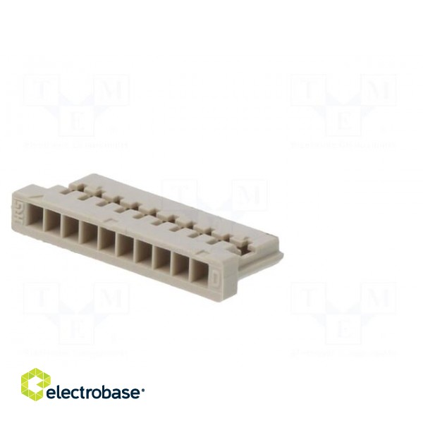 Connector: wire-board | DF14 | plug | female | straight | w/o contacts фото 6
