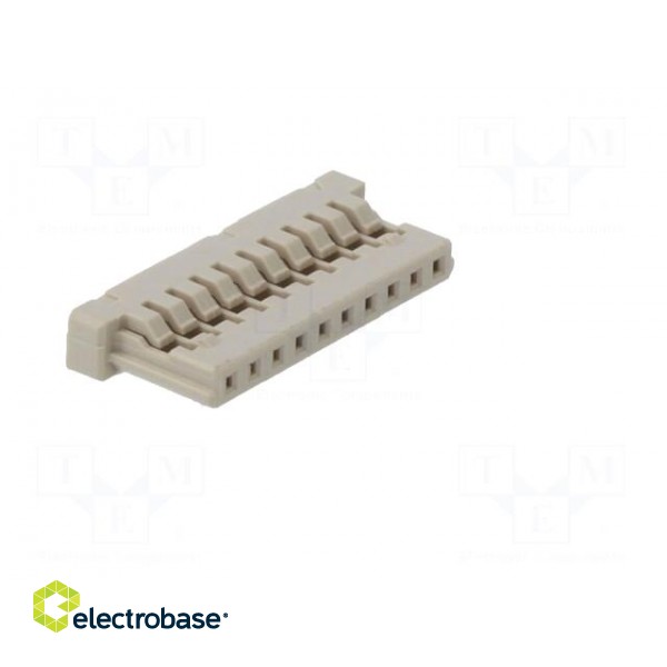 Connector: wire-board | DF14 | plug | female | straight | w/o contacts image 8