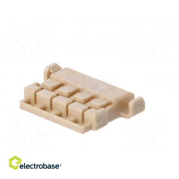 Connector: wire-board | DF65 | plug | female | w/o contacts | PIN: 4 paveikslėlis 2