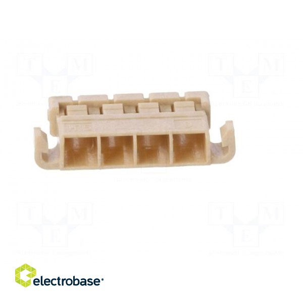 Connector: wire-board | DF65 | plug | female | w/o contacts | PIN: 4 фото 5
