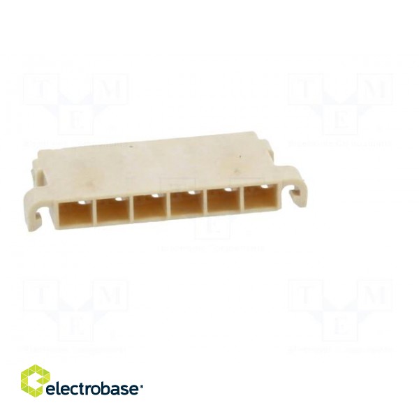 Connector: wire-board | DF65 | plug | female | w/o contacts | PIN: 6 image 9