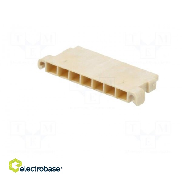 Connector: wire-board | DF65 | plug | female | w/o contacts | PIN: 7 paveikslėlis 2