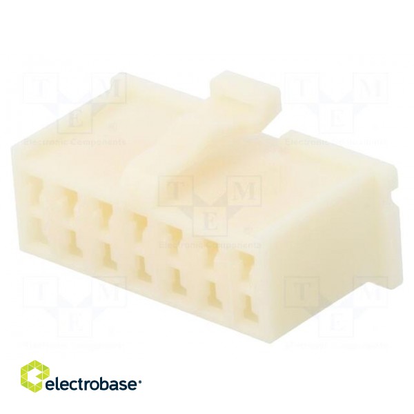 Connector: wire-board | MDF6 | plug | female | w/o contacts | PIN: 14 paveikslėlis 1