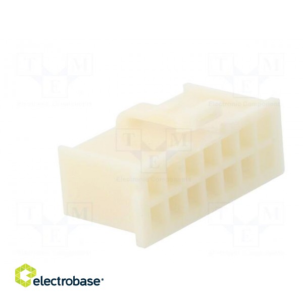 Connector: wire-board | MDF6 | plug | female | w/o contacts | PIN: 14 paveikslėlis 4