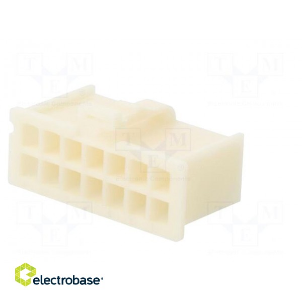 Connector: wire-board | MDF6 | plug | female | w/o contacts | PIN: 14 paveikslėlis 6