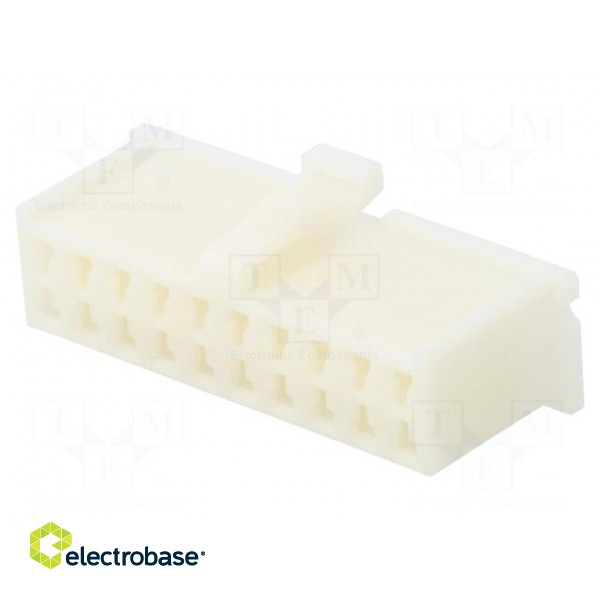 Connector: wire-board | MDF6 | plug | female | w/o contacts | PIN: 20 paveikslėlis 1