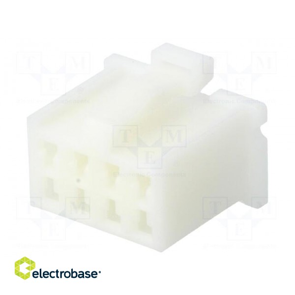 Connector: wire-board | MDF6 | plug | female | w/o contacts | PIN: 8 paveikslėlis 1