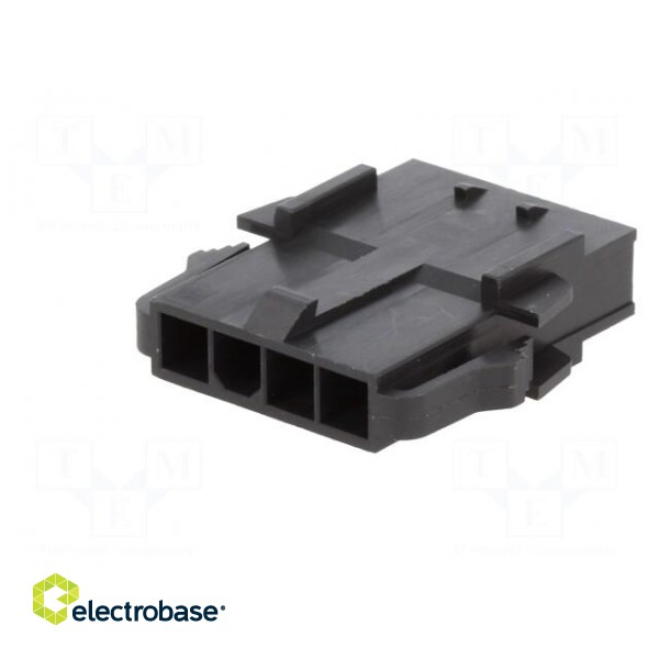 Connector: wire-board | Mini-Fit Sigma | plug | male | PIN: 4 | 4.2mm фото 2