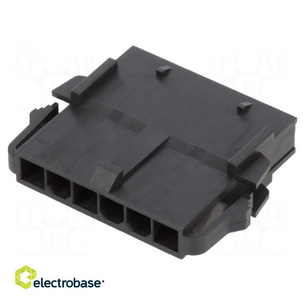 Connector: wire-board | Mini-Fit Sigma | plug | male | PIN: 6 | 4.2mm paveikslėlis 1