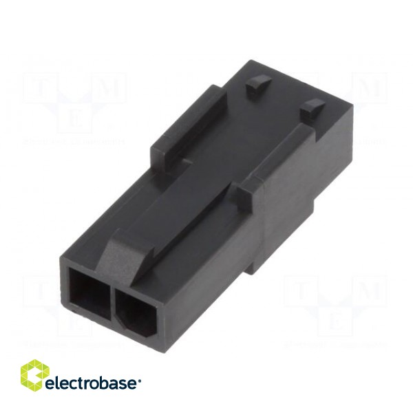 Connector: wire-wire | Mini-Fit Sigma | plug | male | PIN: 2 | 4.2mm image 1