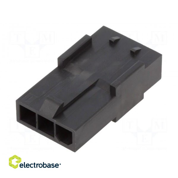 Connector: wire-wire | Mini-Fit Sigma | plug | male | PIN: 3 | 4.2mm paveikslėlis 1