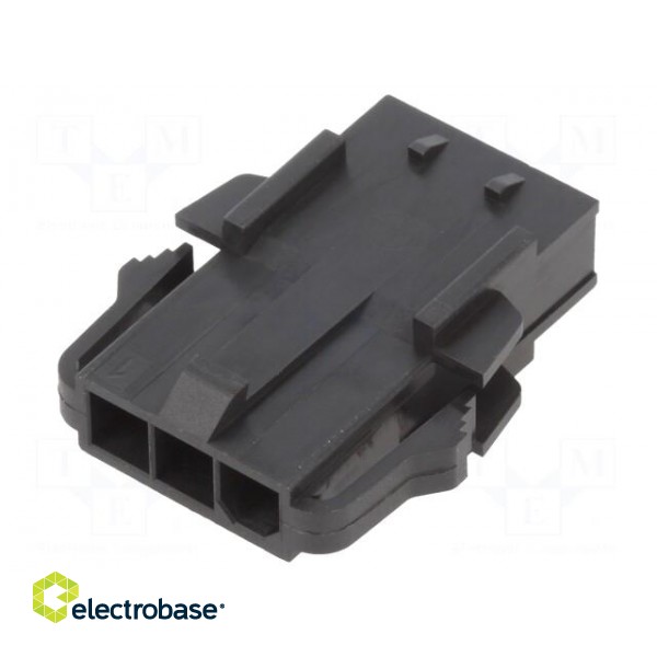 Connector: wire-board | Mini-Fit Sigma | plug | male | PIN: 3 | 4.2mm image 1