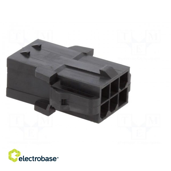 Connector: wire-wire | Mini-Fit Sigma | plug | male | PIN: 6 | 4.2mm image 8