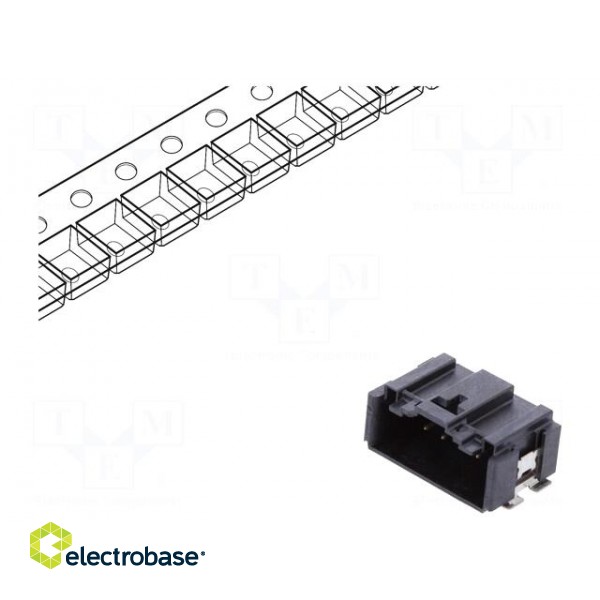 Connector: wire-board | Minitek MicroSpace | socket | male | PIN: 10 image 1