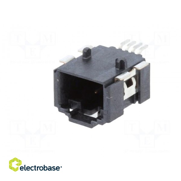Connector: wire-board | Minitek MicroSpace | socket | male | PIN: 4 paveikslėlis 2
