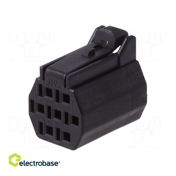 Connector: wire-wire | DF62 | plug | female | w/o contacts | PIN: 7 image 1