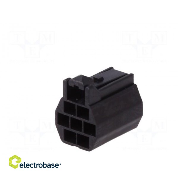 Connector: wire-wire | DF62 | plug | female | w/o contacts | PIN: 7 paveikslėlis 6