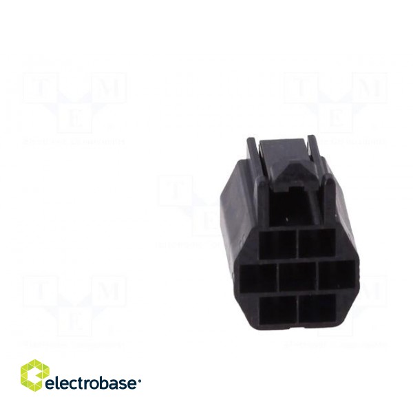 Connector: wire-wire | DF62 | plug | female | w/o contacts | PIN: 7 image 5