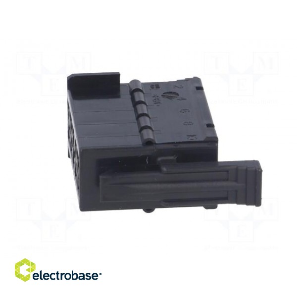 Connector: wire-wire | JPT | plug | female | w/o contacts | PIN: 10 paveikslėlis 3