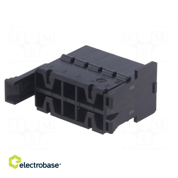 Connector: wire-wire | JPT | plug | female | w/o contacts | PIN: 10 paveikslėlis 6