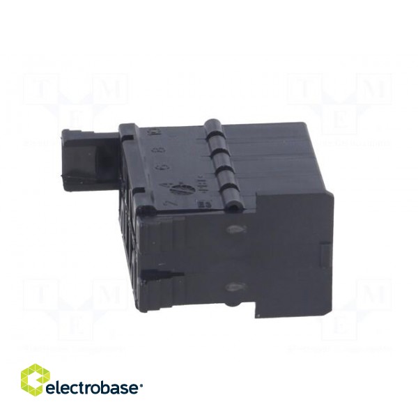 Connector: wire-wire | JPT | female | plug | for cable | PIN: 10 | black image 7