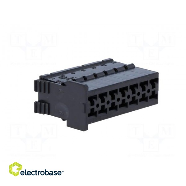 Connector: wire-wire | JPT | plug | female | w/o contacts | PIN: 14 paveikslėlis 8