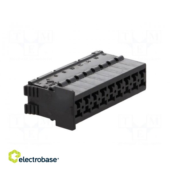 Connector: wire-wire | JPT | plug | female | w/o contacts | PIN: 18 paveikslėlis 8