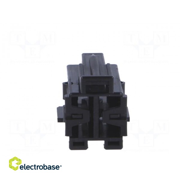 Connector: wire-wire | JPT | female | plug | for cable | PIN: 4 | black image 5