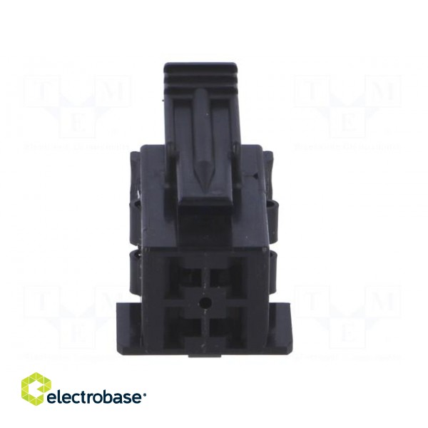 Connector: wire-wire | JPT | plug | female | w/o contacts | PIN: 4 | black фото 9